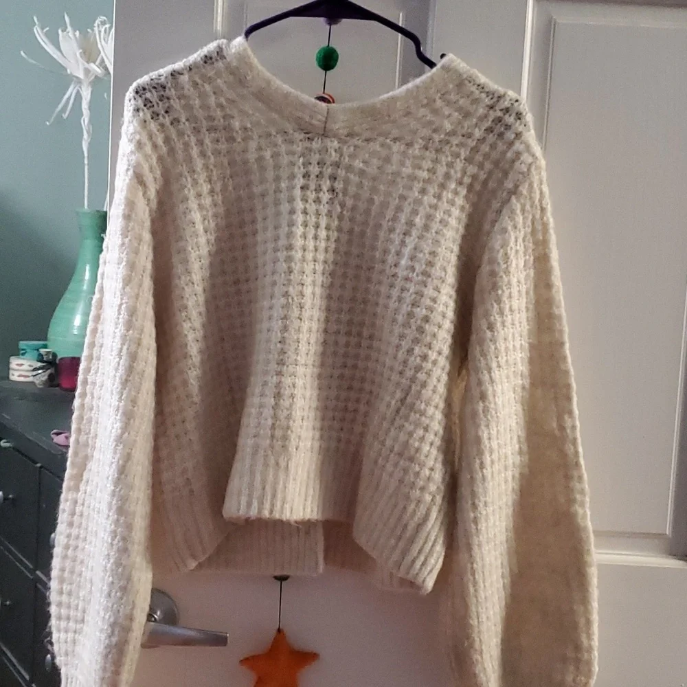 Abercrombie vintage oversized cropped cardigan. Size M - Picture 4 of 4
